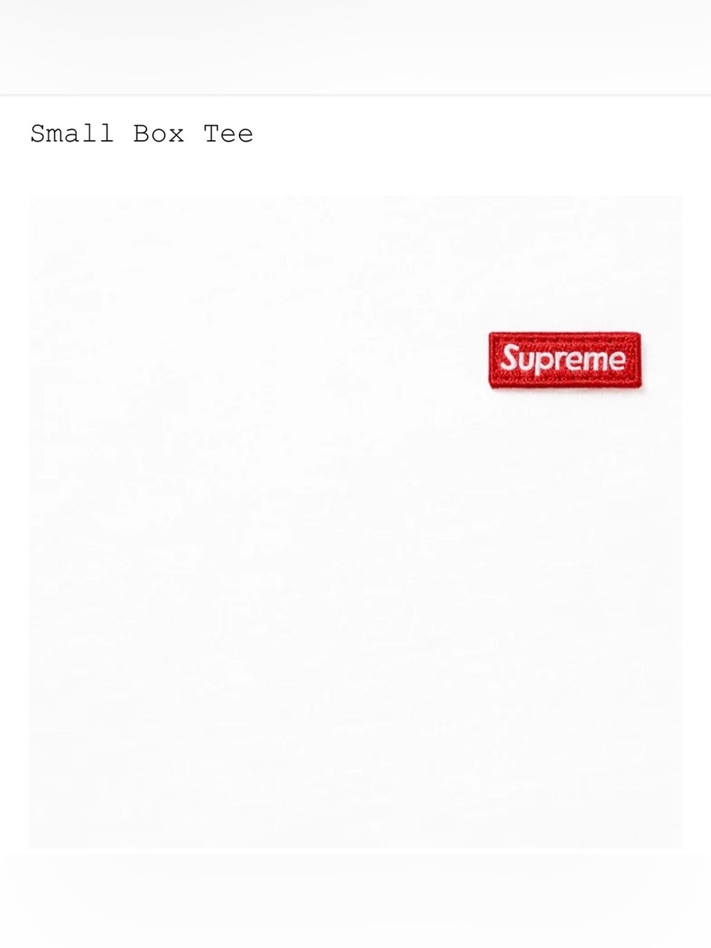 Supreme Small Box Tee - Picture 2 of 5